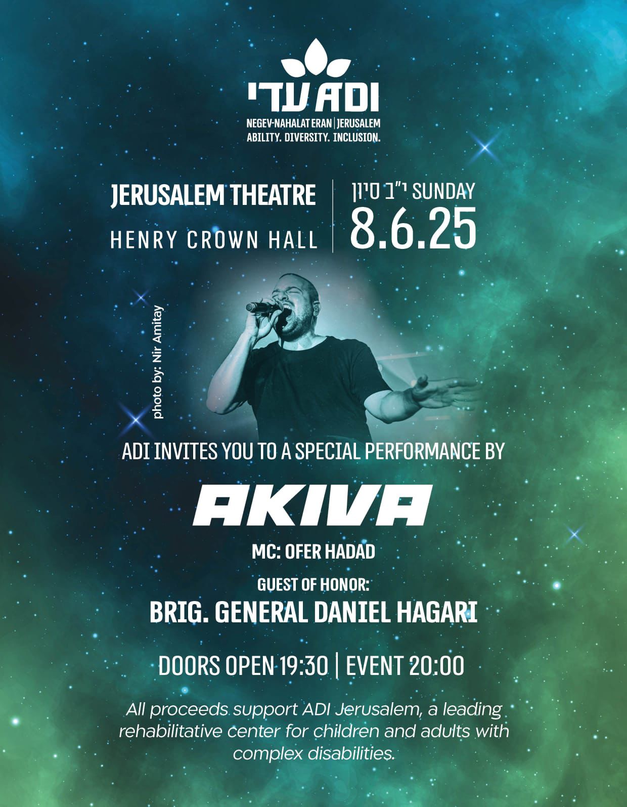 AKIVA live in Concert at the Jerusalem Theater